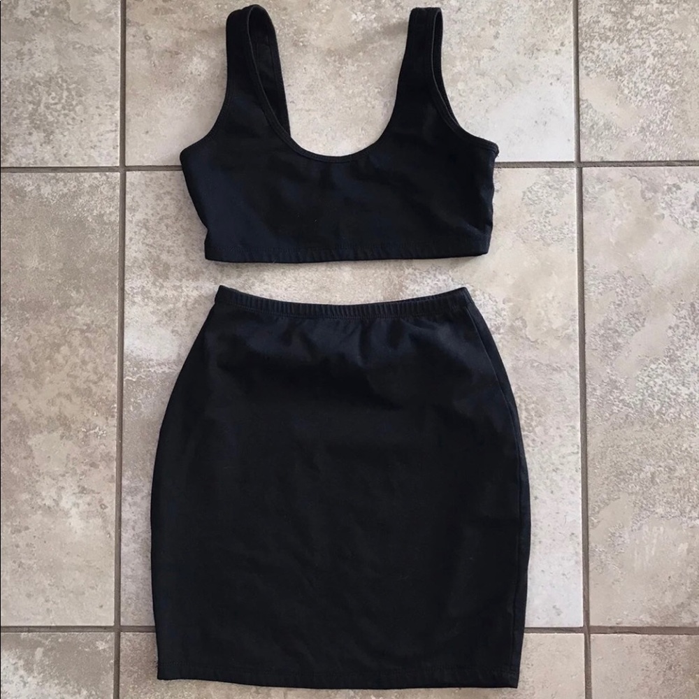 Black Two Piece Set